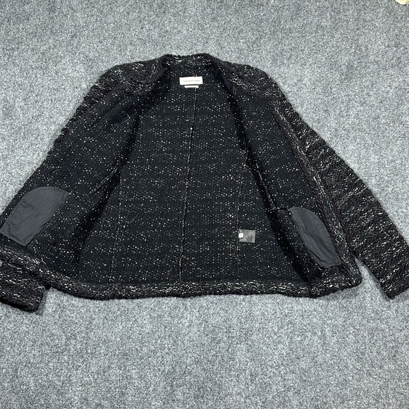 Isabel Marant Etoile Black Grey Laine Wool Jacket Size 38 - Picture 5 of 13